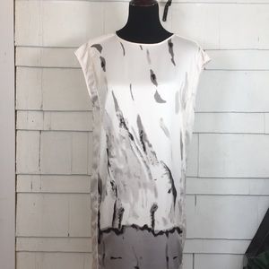 Black and White Dahlia Swing Dress